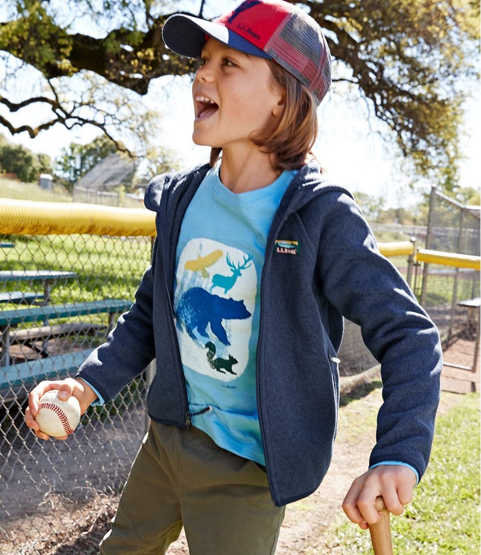 L.L.Bean | Kids' L.L.Bean Sweater Fleece, Hooded