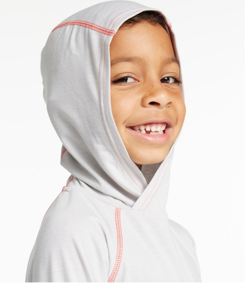 L.L.Bean | Kids' Everyday SunSmart® Hooded Tee, Long-Sleeve
