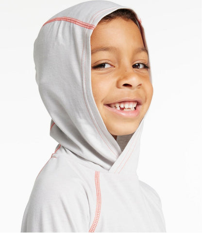 L.L.Bean | Kids' Everyday SunSmart® Hooded Tee, Long-Sleeve