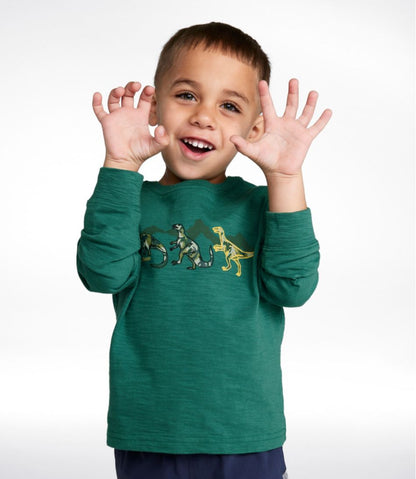 L.L.Bean | Infants' and Toddlers' Graphic Tee, Long-Sleeve Glow-in-the-Dark