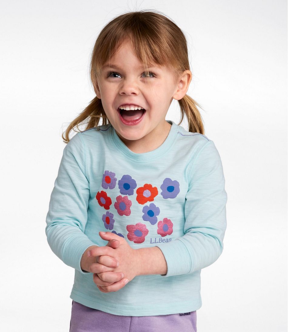 L.L.Bean | Infants' and Toddlers' Graphic Tee, Long-Sleeve Glow-in-the-Dark