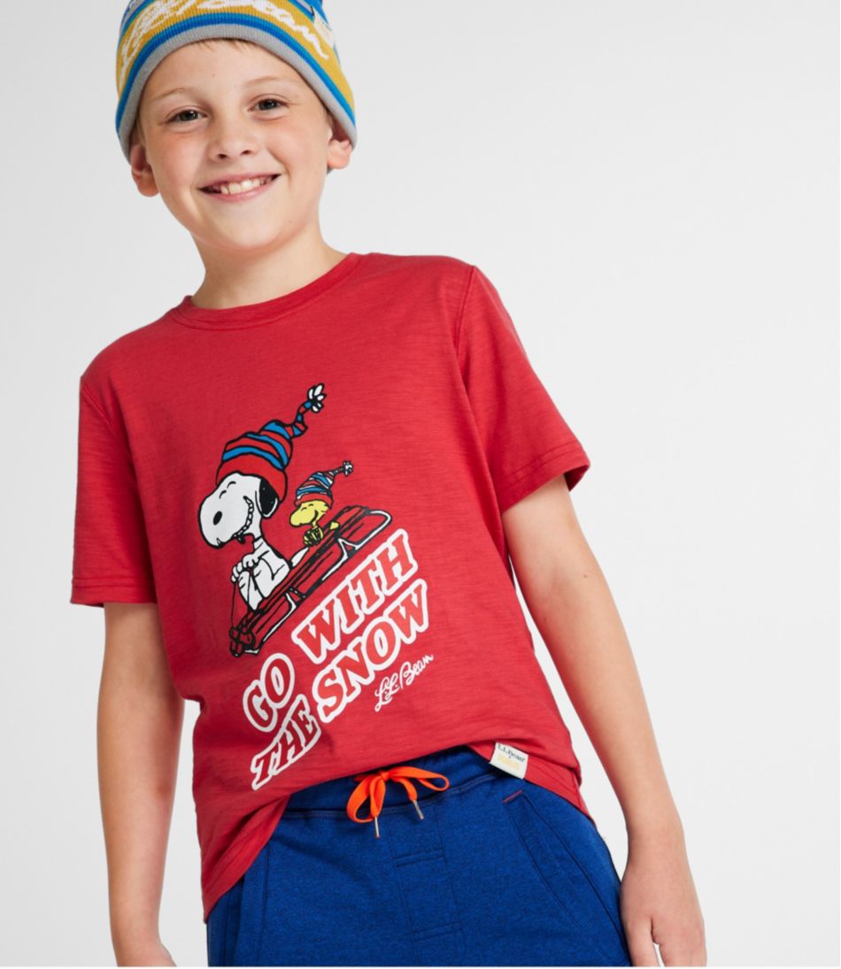 L.L.Bean | Kids' L.L.Bean x Peanuts Short-Sleeve Tee
