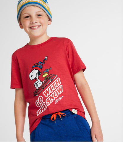 L.L.Bean | Kids' L.L.Bean x Peanuts Short-Sleeve Tee