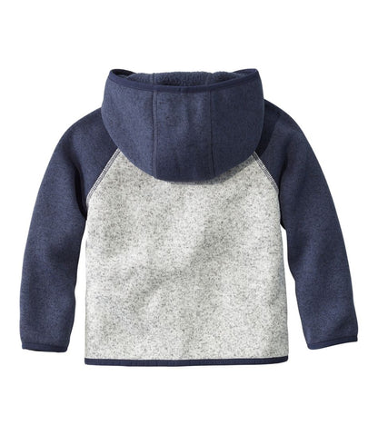 L.L.Bean | Infants' and Toddlers' L.L.Bean Sweater Fleece, Hooded Colorblock