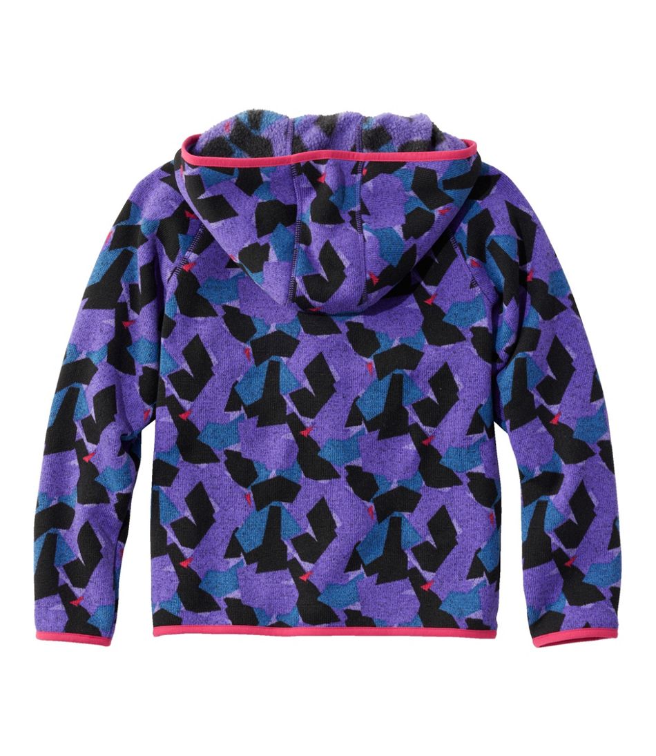 L.L.Bean | Kids' L.L.Bean Sweater Fleece, Hooded Print