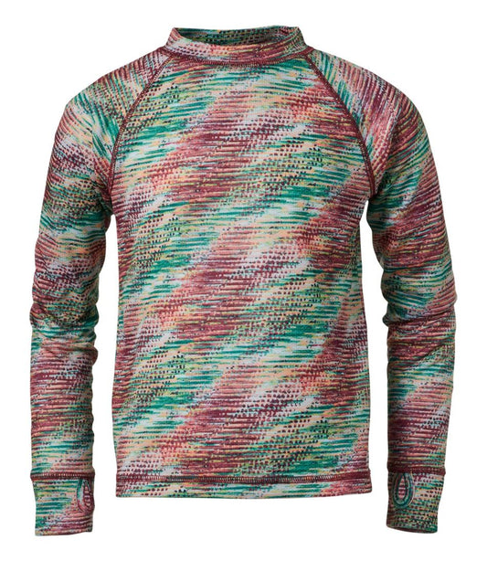 L.L.Bean | Kids' Wicked Warm Midweight Long Underwear, Top Print
