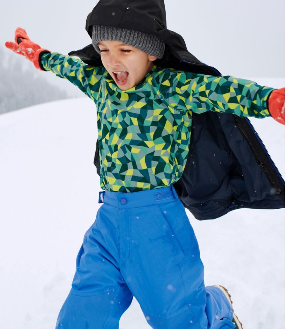 L.L.Bean | Kids' Wicked Warm Midweight Long Underwear, Top Print