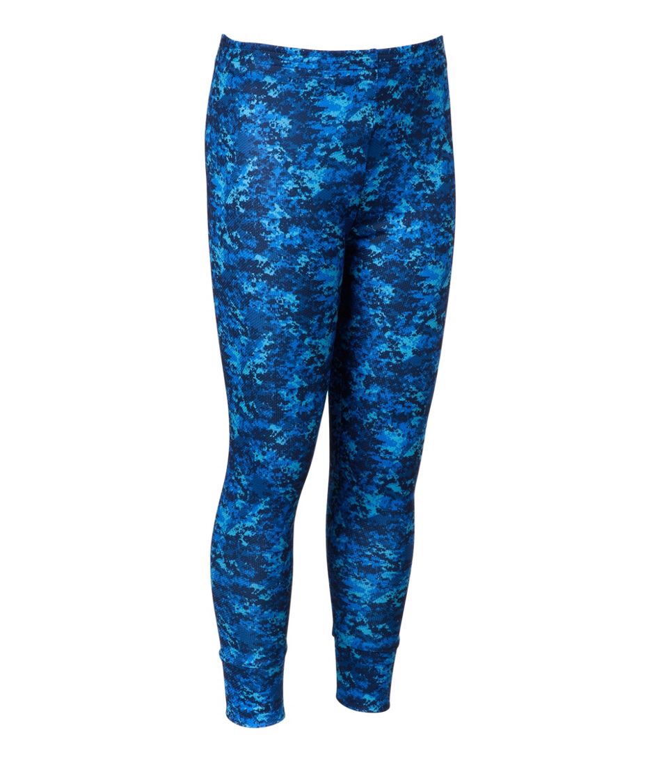 L.L.Bean | Kids' Wicked Warm Midweight Long Underwear, Pants Print