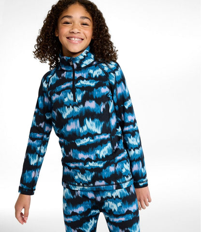 L.L.Bean | Little Kids' Wicked Warm Long Underwear, Expedition-Weight Print Top