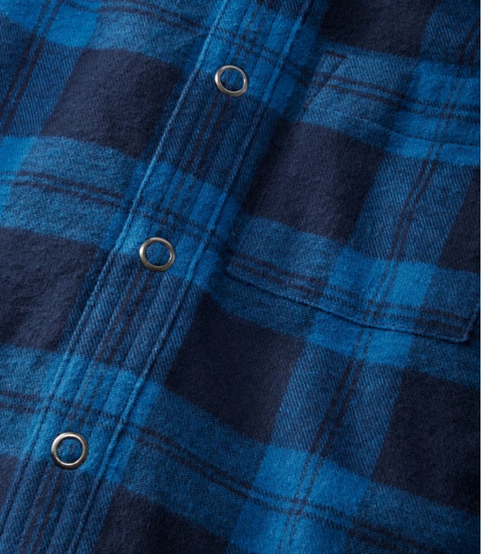 L.L.Bean | Toddlers' Fleece-Lined Flannel Shirt, Hooded