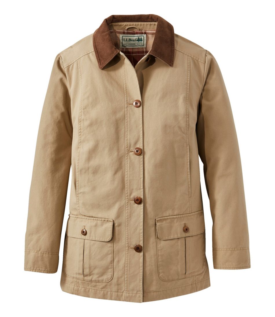 L.L.Bean | Women's Adirondack Barn Coat, Flannel-Lined