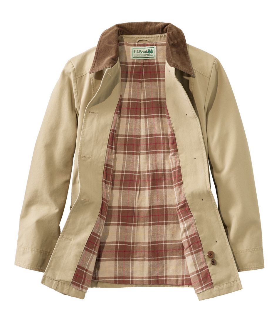 L.L.Bean | Women's Adirondack Barn Coat, Flannel-Lined