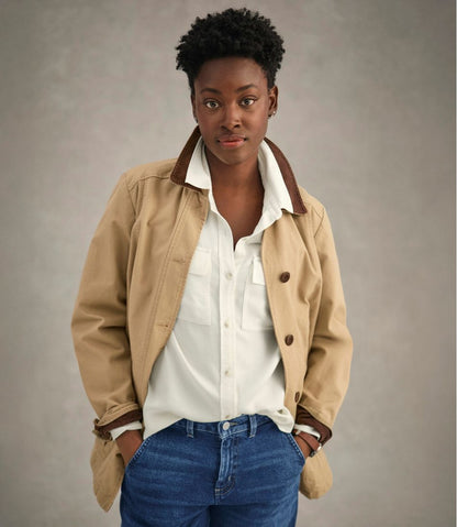 L.L.Bean | Women's Adirondack Barn Coat, Flannel-Lined