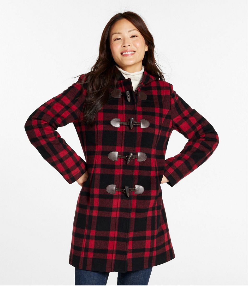 L.L.Bean | Women's Classic Lambswool Duffel Coat, Pattern