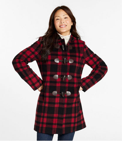 L.L.Bean | Women's Classic Lambswool Duffel Coat, Pattern