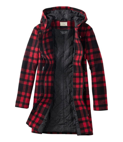 L.L.Bean | Women's Classic Lambswool Duffel Coat, Pattern
