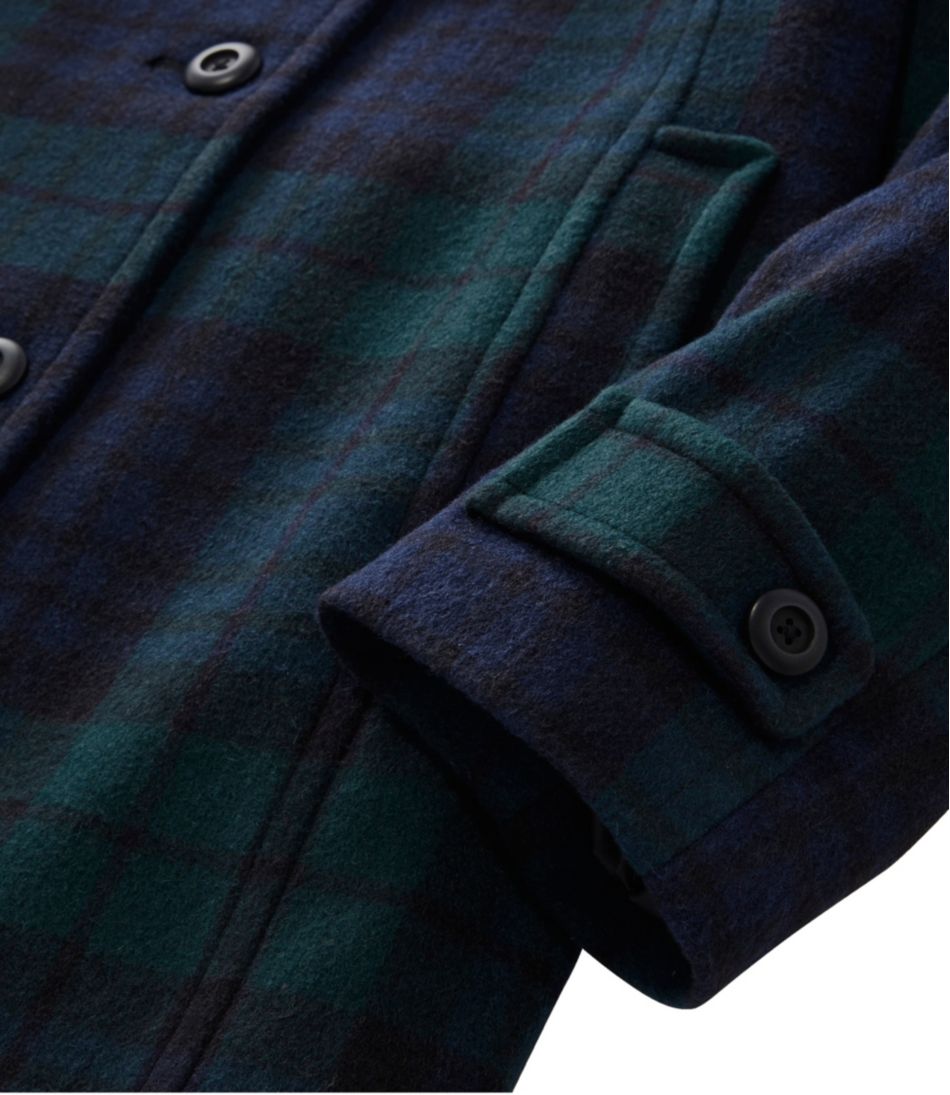 L.L.Bean | Women's Classic Lambswool Polo Coat, Three-Quarter, Pattern