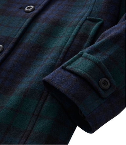 L.L.Bean | Women's Classic Lambswool Polo Coat, Three-Quarter, Pattern