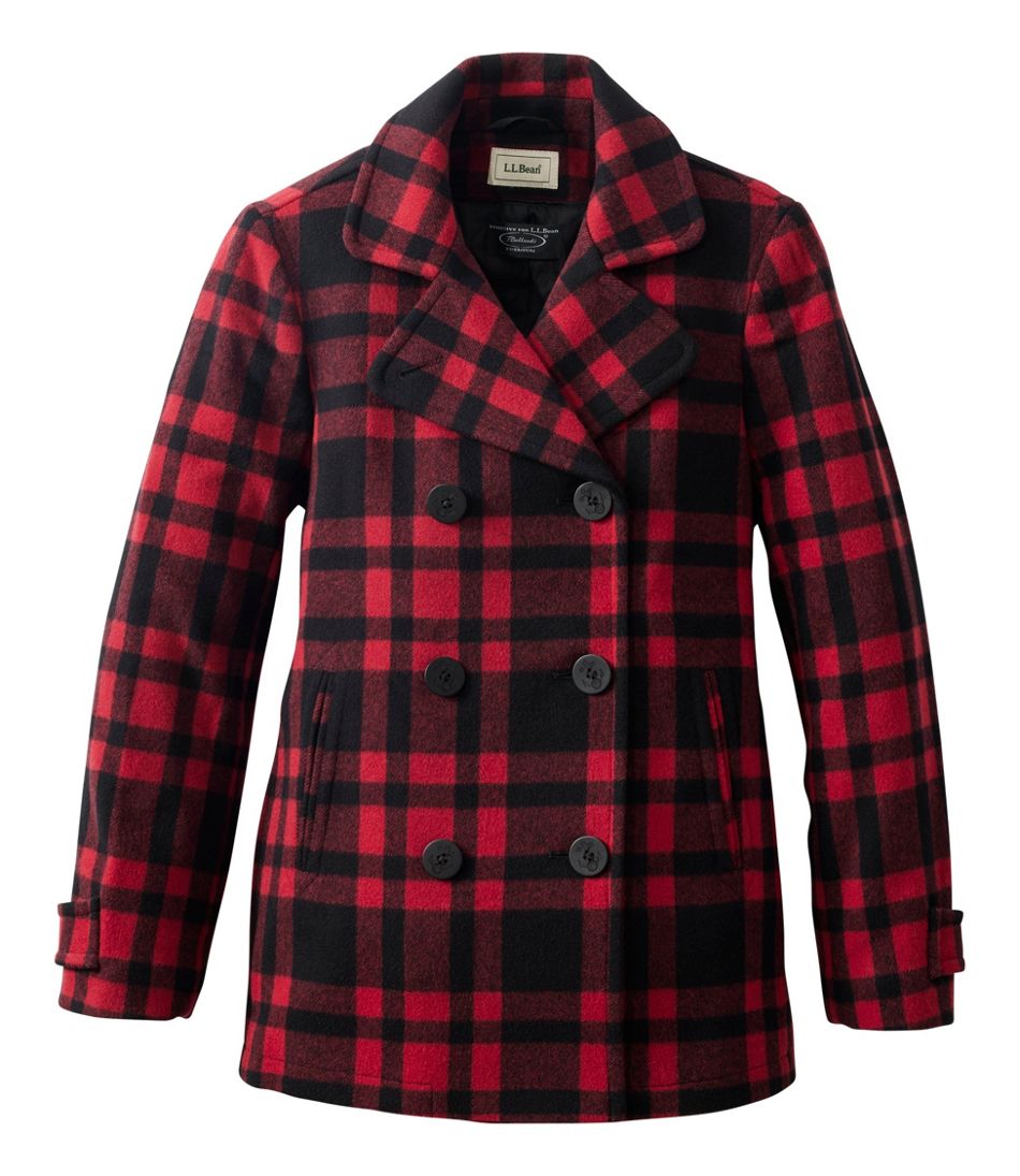 L.L.Bean | Women's Classic Lambswool Peacoat, Pattern
