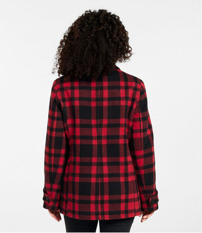 L.L.Bean | Women's Classic Lambswool Peacoat, Pattern
