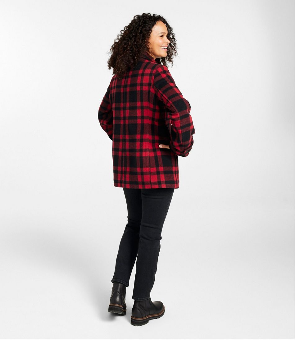 L.L.Bean | Women's Classic Lambswool Peacoat, Pattern