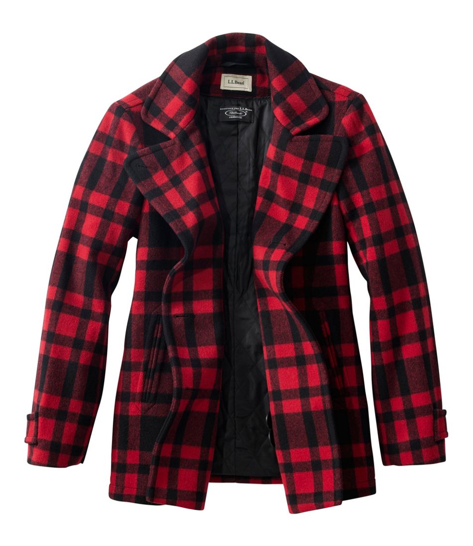 L.L.Bean | Women's Classic Lambswool Peacoat, Pattern