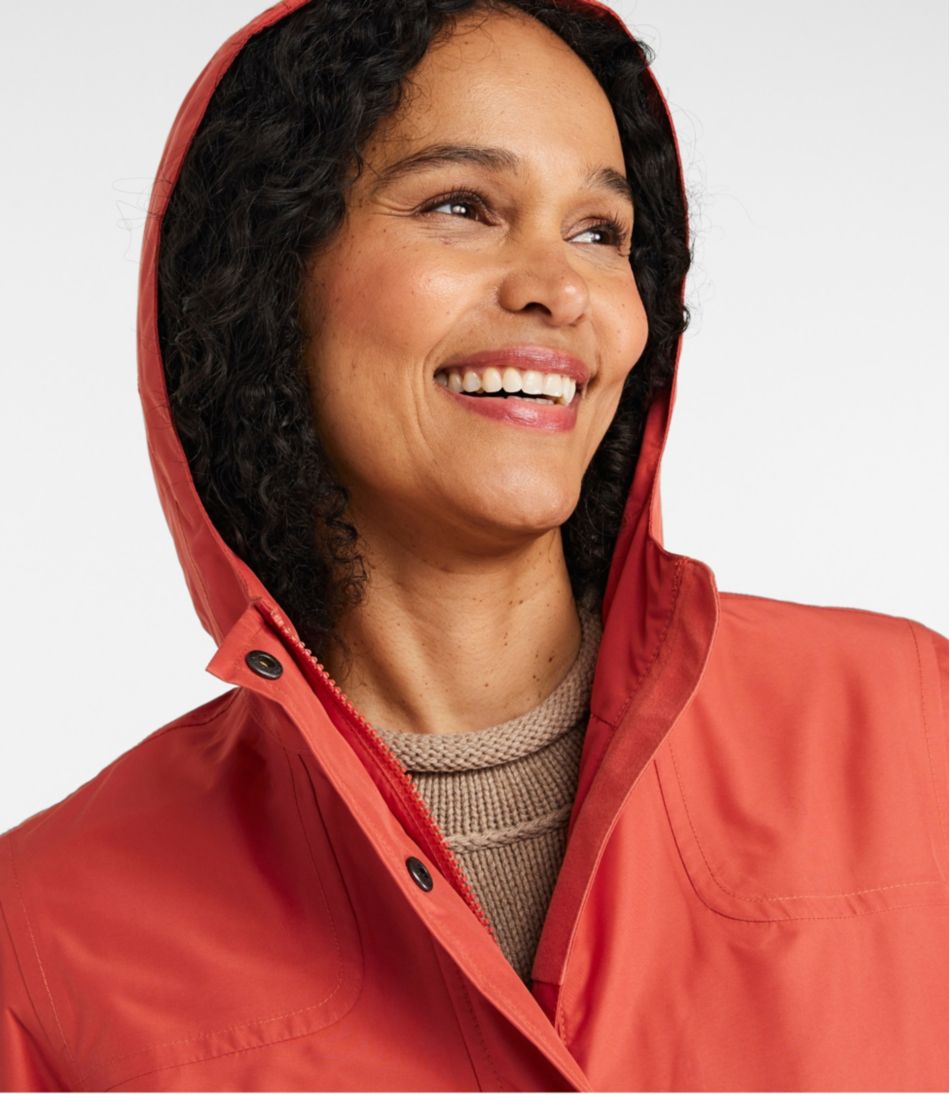 L.L.Bean | Women's H2OFF Raincoat, PrimaLoft-Lined