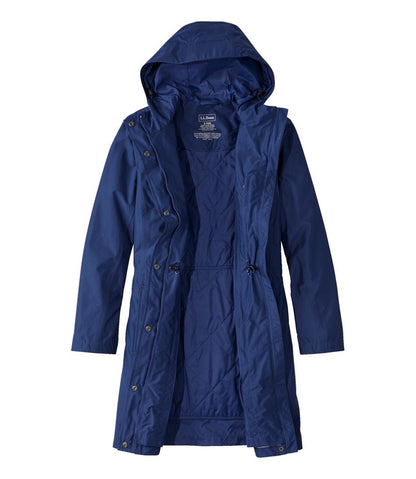 L.L.Bean | Women's H2OFF Raincoat, PrimaLoft-Lined
