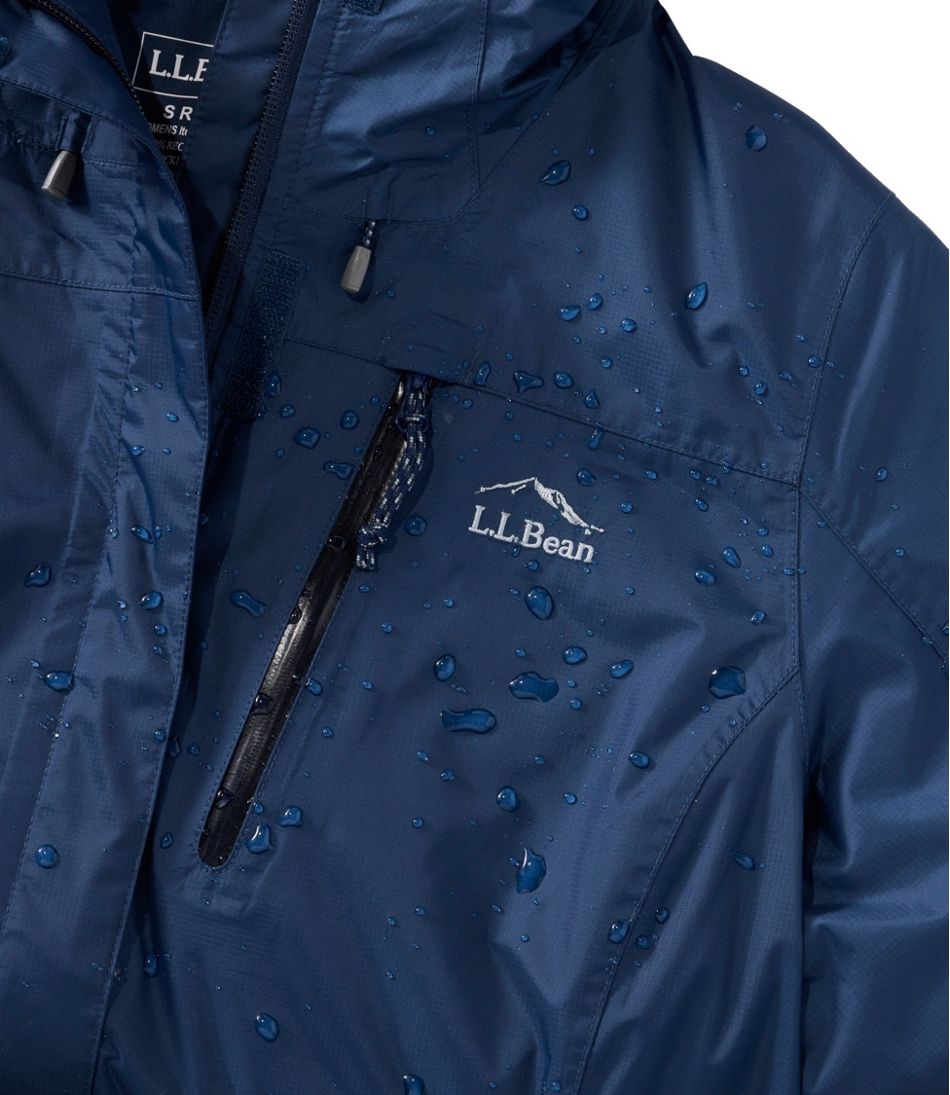 L.L.Bean | Women's Trail Model Rain Jacket, Fleece-Lined