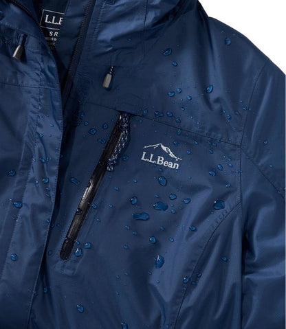 L.L.Bean | Women's Trail Model Rain Jacket, Fleece-Lined