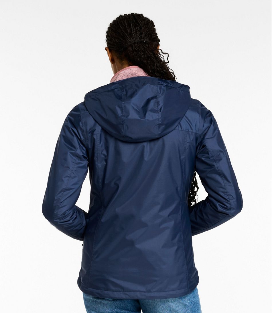 L.L.Bean | Women's Trail Model Rain Jacket, Fleece-Lined