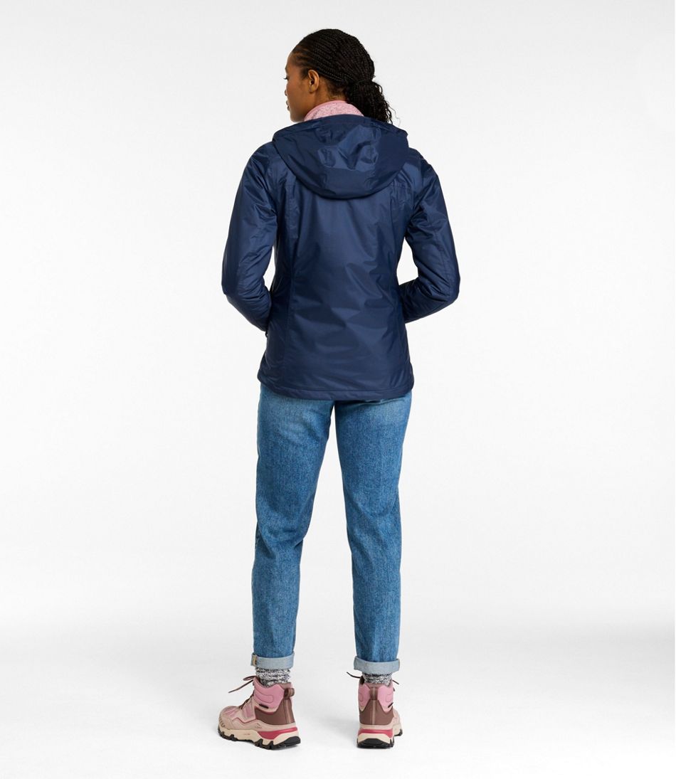 L.L.Bean | Women's Trail Model Rain Jacket, Fleece-Lined