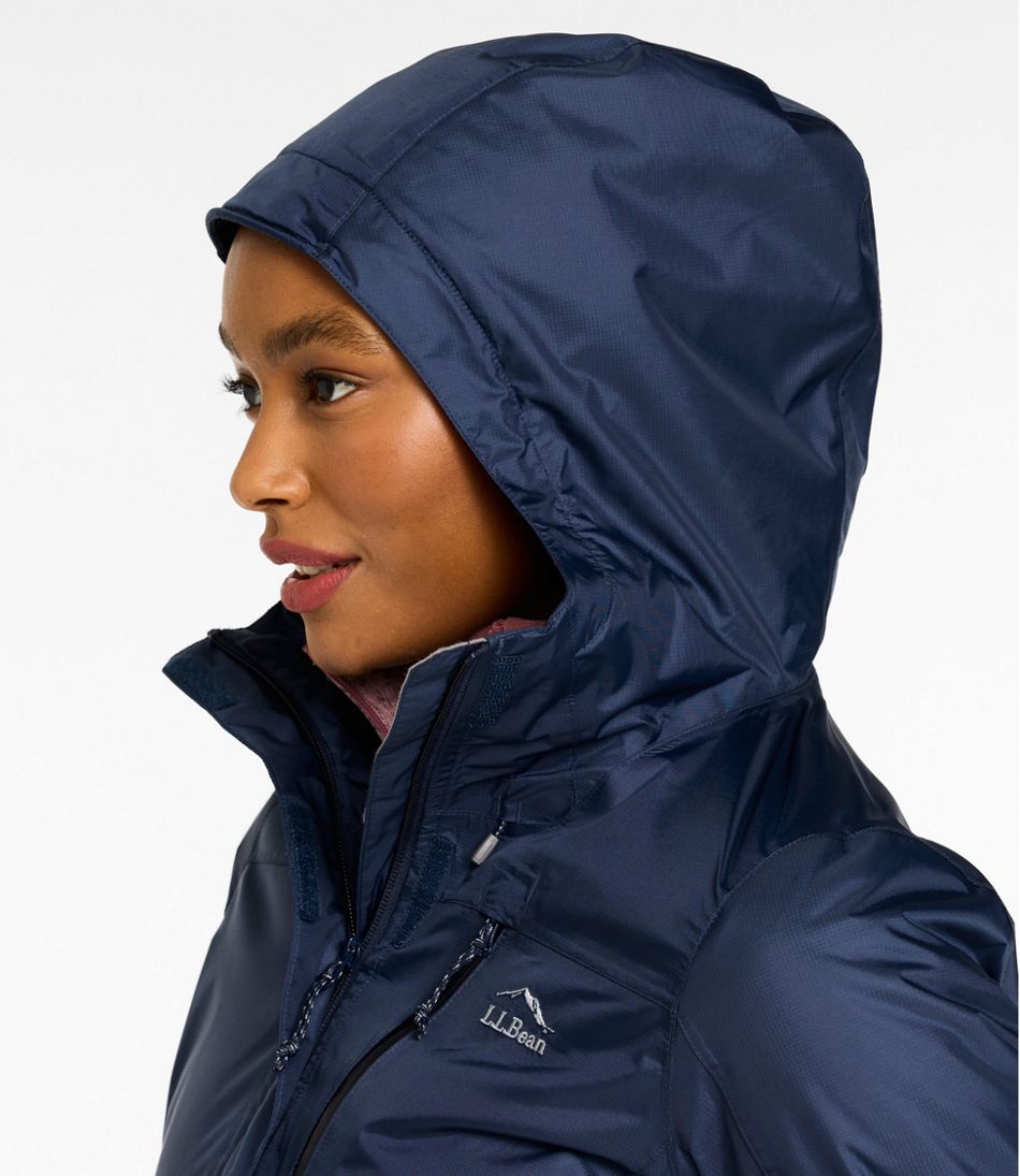 L.L.Bean | Women's Trail Model Rain Jacket, Fleece-Lined