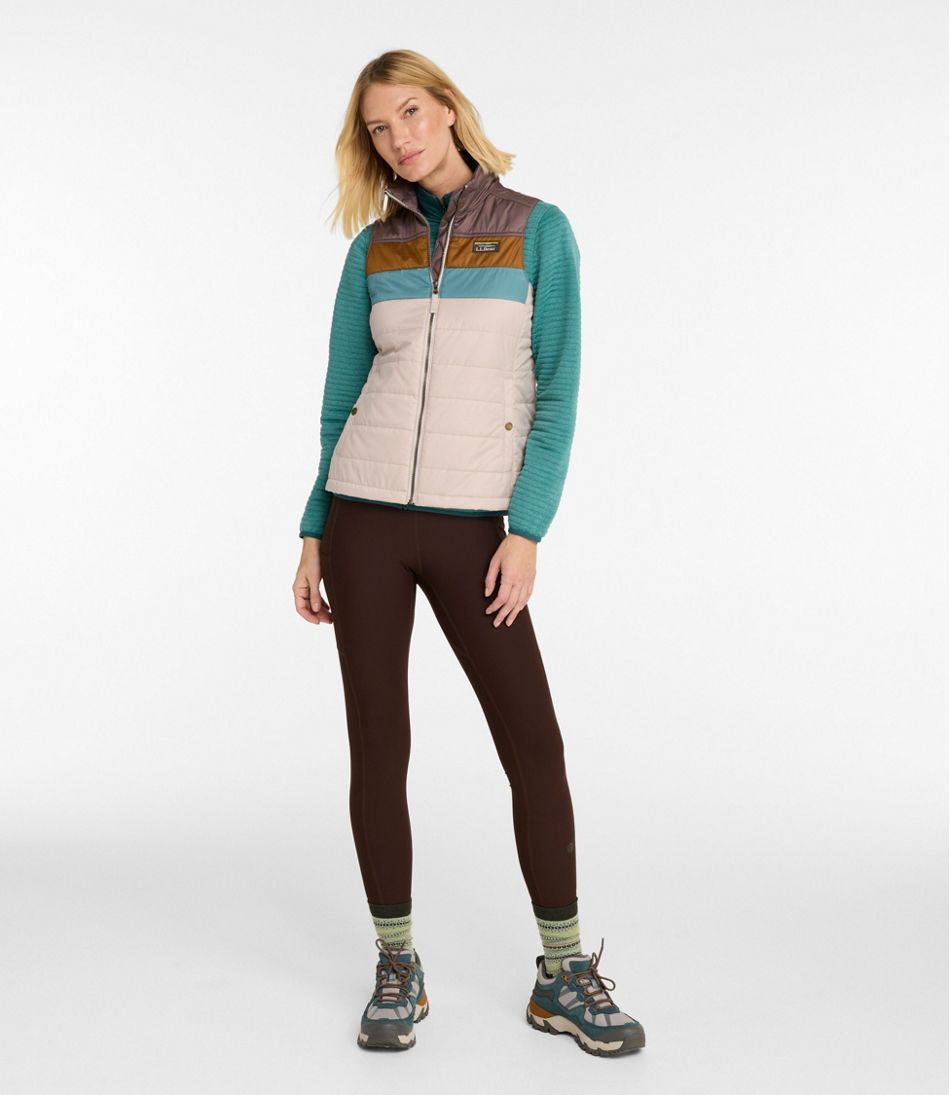 L.L.Bean | Women's Mountain Classic Puffer Vest, Colorblock