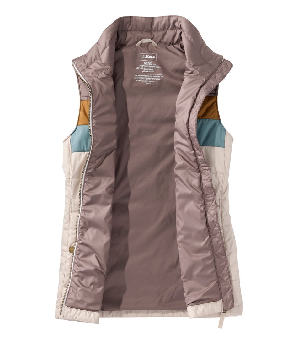 L.L.Bean | Women's Mountain Classic Puffer Vest, Colorblock