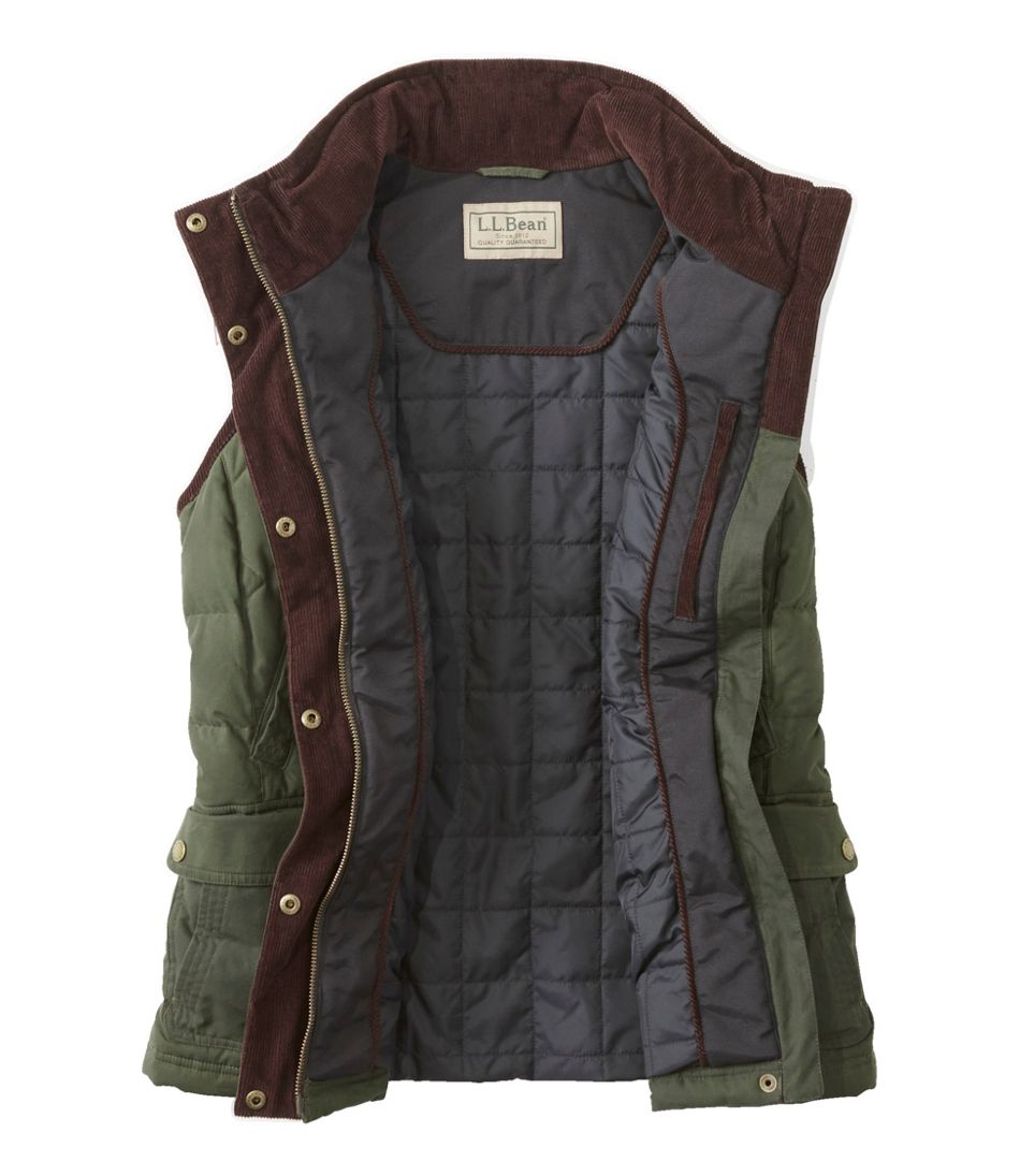 L.L.Bean | Women's L.L.Bean Upcountry Waxed Cotton Down Vest