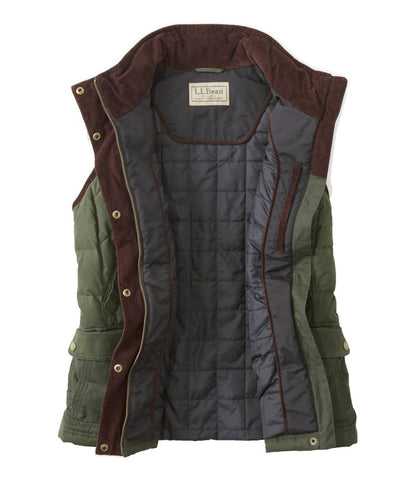 L.L.Bean | Women's L.L.Bean Upcountry Waxed Cotton Down Vest