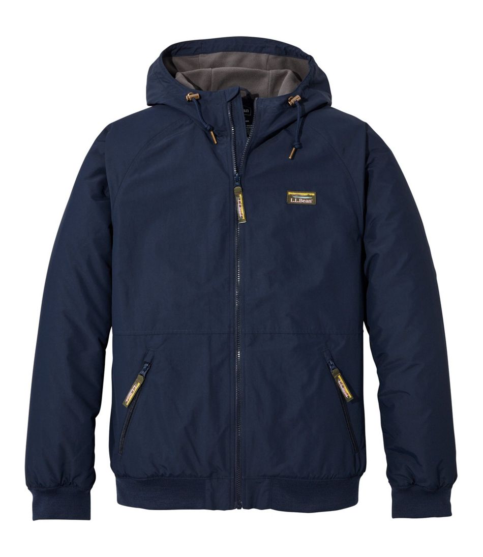 L.L.Bean | Men's Insulated 3-Season Bomber Hooded Jacket