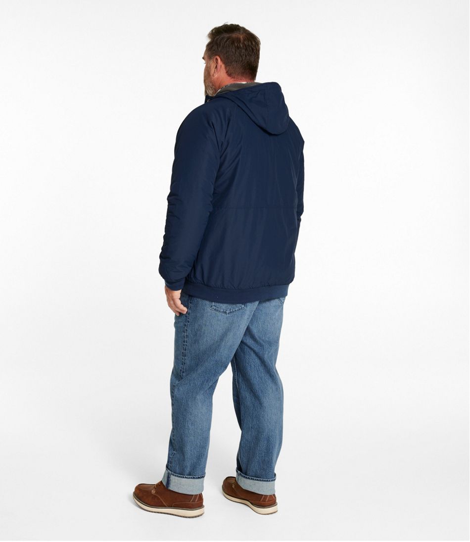 L.L.Bean | Men's Insulated 3-Season Bomber Hooded Jacket