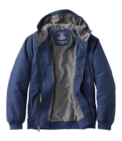 L.L.Bean | Men's Insulated 3-Season Bomber Hooded Jacket