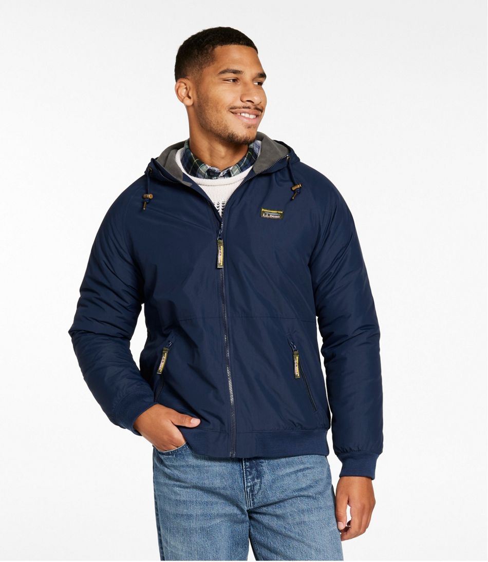 L.L.Bean | Men's Insulated 3-Season Bomber Hooded Jacket