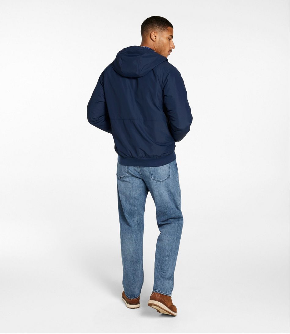 L.L.Bean | Men's Insulated 3-Season Bomber Hooded Jacket