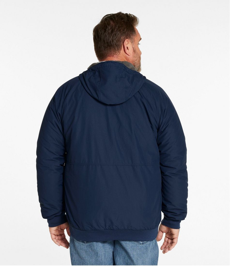 L.L.Bean | Men's Insulated 3-Season Bomber Hooded Jacket