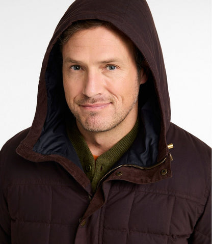 L.L.Bean | Men's Upcountry Waxed Down Hooded Jacket