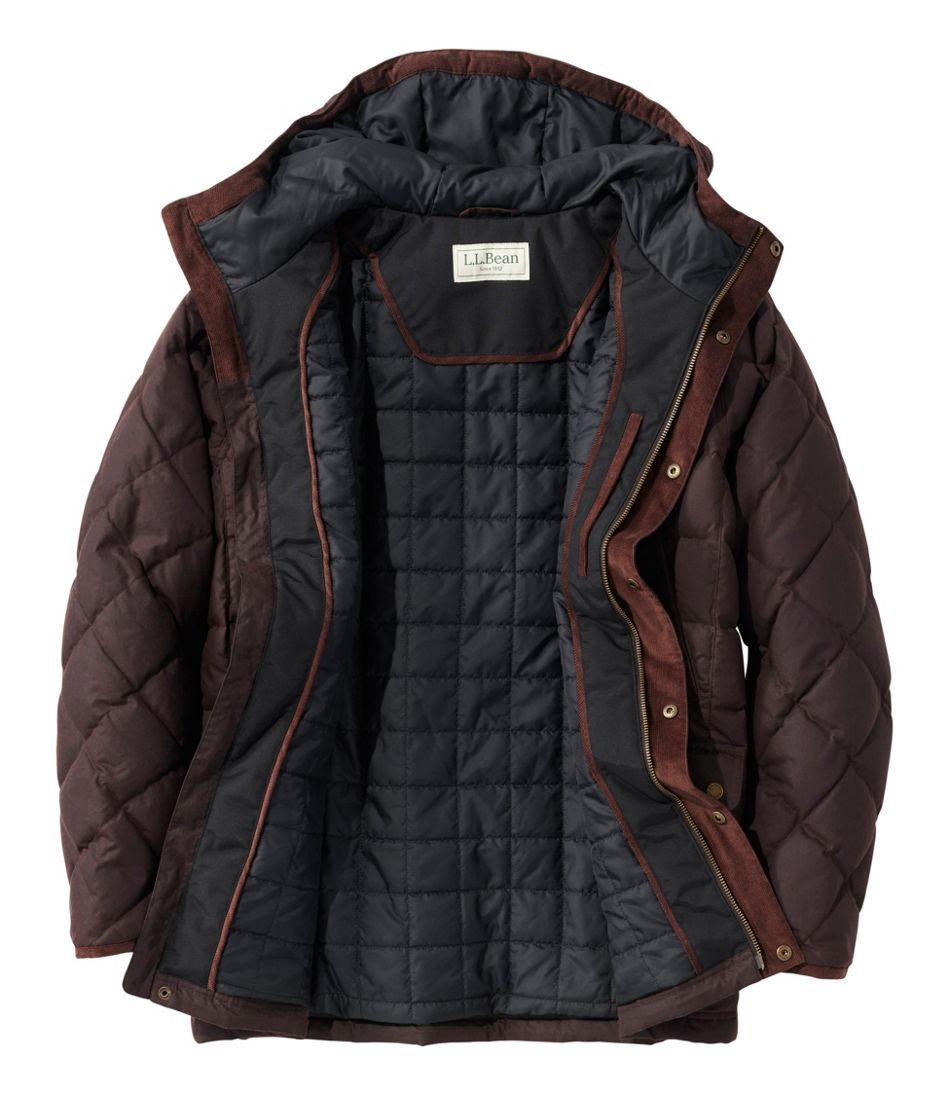 L.L.Bean | Men's Upcountry Waxed Down Hooded Jacket