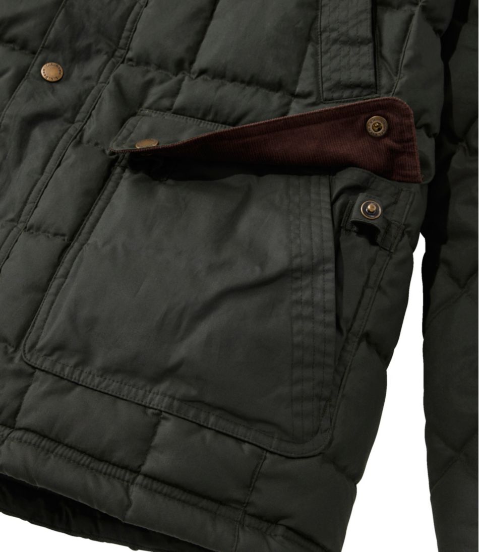 L.L.Bean | Men's Upcountry Waxed Down Hooded Jacket