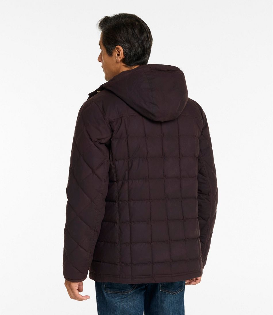 L.L.Bean | Men's Upcountry Waxed Down Hooded Jacket