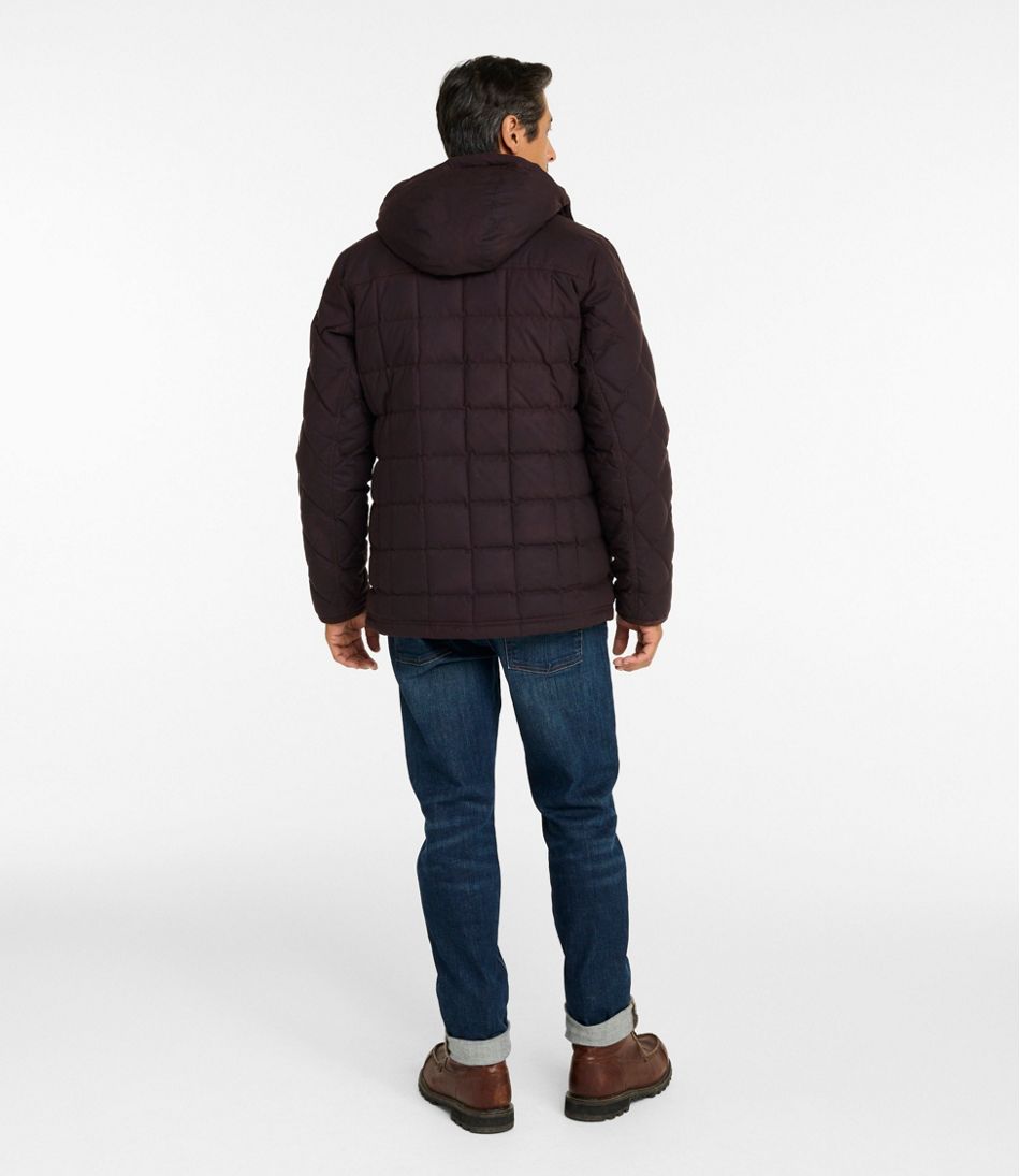 L.L.Bean | Men's Upcountry Waxed Down Hooded Jacket