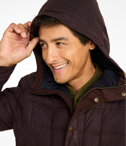 L.L.Bean | Men's Upcountry Waxed Down Hooded Jacket