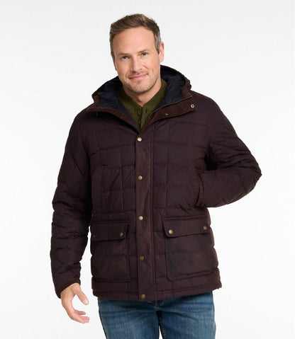 L.L.Bean | Men's Upcountry Waxed Down Hooded Jacket